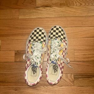 Vans Checkerboard Sneakers (9W, 7.5M)